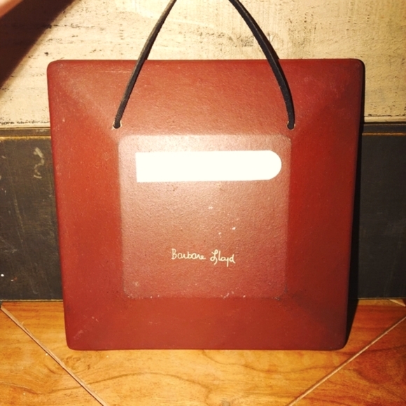 Primitive Wooden Plate Barbara Lloyd Wall Décor - Picture 3 of 4